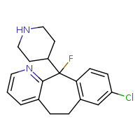 13-chloro-2-fluoro-2-(piperidin-4-yl)-4-azatricyclo[9.4.0.0³,?]pentadeca-1(11),3,5,7,12,14-hexaene