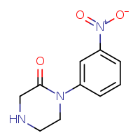 1-(3-nitrophenyl)piperazin-2-one