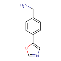 1-[4-(1,3-oxazol-5-yl)phenyl]methanamine