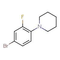 1-(4-bromo-2-fluorophenyl)piperidine