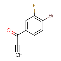 1-(4-bromo-3-fluorophenyl)prop-2-yn-1-one