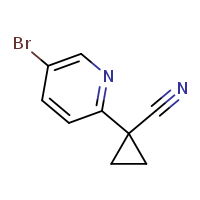 1-(5-bromopyridin-2-yl)cyclopropane-1-carbonitrile