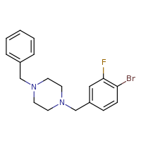 1-benzyl-4-[(4-bromo-3-fluorophenyl)methyl]piperazine