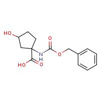 1-{[(benzyloxy)carbonyl]amino}-3-hydroxycyclopentane-1-carboxylic acid