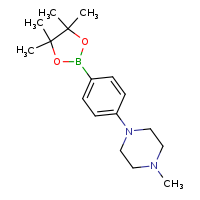 1-methyl-4-[4-(4,4,5,5-tetramethyl-1,3,2-dioxaborolan-2-yl)phenyl]piperazine