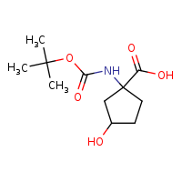 1-[(tert-butoxycarbonyl)amino]-3-hydroxycyclopentane-1-carboxylic acid