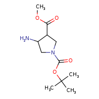 1-tert-butyl 3-methyl 4-aminopyrrolidine-1,3-dicarboxylate