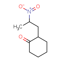 2-(2-nitropropyl)cyclohexan-1-one