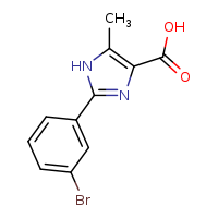 2-(3-bromophenyl)-5-methyl-1H-imidazole-4-carboxylic acid