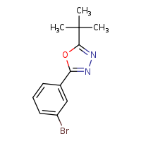 2-(3-bromophenyl)-5-tert-butyl-1,3,4-oxadiazole