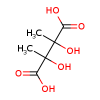 2,3-dihydroxy-2,3-dimethylbutanedioic acid