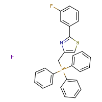 {[2-(3-fluorophenyl)-1,3-thiazol-4-yl]methyl}triphenylphosphanium iodide