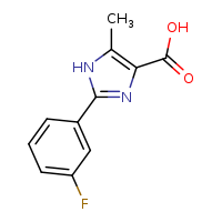 2-(3-fluorophenyl)-5-methyl-1H-imidazole-4-carboxylic acid