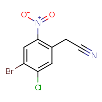 2-(4-bromo-5-chloro-2-nitrophenyl)acetonitrile
