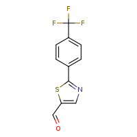 2-[4-(trifluoromethyl)phenyl]-1,3-thiazole-5-carbaldehyde