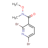 2,6-dibromo-N-methoxy-N-methylpyridine-3-carboxamide