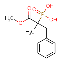 2-benzyl-1-methoxy-1-oxopropan-2-ylphosphonic acid