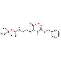 2-{[(benzyloxy)carbonyl]amino}-5-[(tert-butoxycarbonyl)amino]pentanoic acid