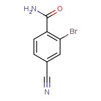 2-bromo-4-cyanobenzamide
