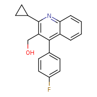 [2-cyclopropyl-4-(4-fluorophenyl)quinolin-3-yl]methanol