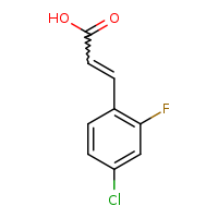 (2E)-3-(4-chloro-2-fluorophenyl)prop-2-enoic acid