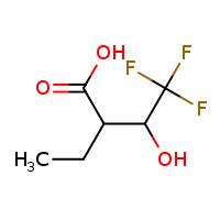 2-ethyl-4,4,4-trifluoro-3-hydroxybutanoic acid