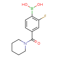 2-fluoro-4-(piperidine-1-carbonyl)phenylboronic acid