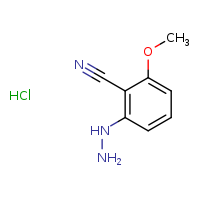 2-hydrazinyl-6-methoxybenzonitrile hydrochloride