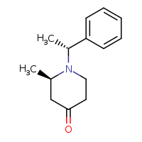 (2R)-2-methyl-1-[(1R)-1-phenylethyl]piperidin-4-one