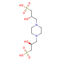 (2S)-2-hydroxy-3-{4-[(2S)-2-hydroxy-3-sulfopropyl]piperazin-1-yl}propane-1-sulfonic acid