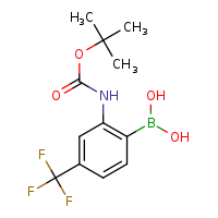 2-[(tert-butoxycarbonyl)amino]-4-(trifluoromethyl)phenylboronic acid