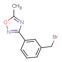 3-[3-(bromomethyl)phenyl]-5-methyl-1,2,4-oxadiazole