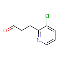 3-(3-chloropyridin-2-yl)propanal