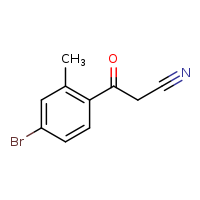 3-(4-bromo-2-methylphenyl)-3-oxopropanenitrile