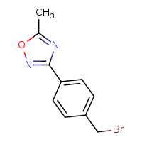 3-[4-(bromomethyl)phenyl]-5-methyl-1,2,4-oxadiazole