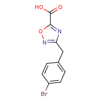 3-[(4-bromophenyl)methyl]-1,2,4-oxadiazole-5-carboxylic acid