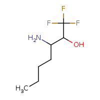 3-amino-1,1,1-trifluoroheptan-2-ol