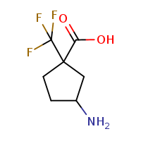 3-amino-1-(trifluoromethyl)cyclopentane-1-carboxylic acid
