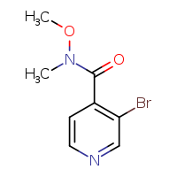 3-bromo-N-methoxy-N-methylpyridine-4-carboxamide