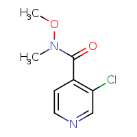 3-chloro-N-methoxy-N-methylpyridine-4-carboxamide