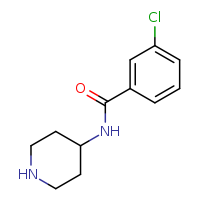 3-chloro-N-(piperidin-4-yl)benzamide