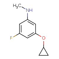 3-cyclopropoxy-5-fluoro-N-methylaniline