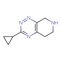 3-cyclopropyl-5H,6H,7H,8H-pyrido[4,3-e][1,2,4]triazine