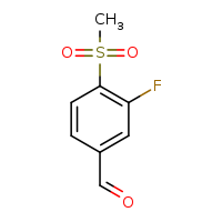 3-fluoro-4-methanesulfonylbenzaldehyde