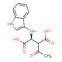 (3S)-2-acetyl-3-(1H-indol-3-ylamino)butanedioic acid
