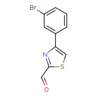 4-(3-bromophenyl)-1,3-thiazole-2-carbaldehyde