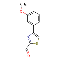4-(3-methoxyphenyl)-1,3-thiazole-2-carbaldehyde