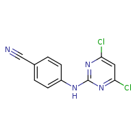 4-[(4,6-dichloropyrimidin-2-yl)amino]benzonitrile