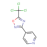 4-[5-(trichloromethyl)-1,2,4-oxadiazol-3-yl]pyridine