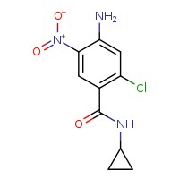 4-amino-2-chloro-N-cyclopropyl-5-nitrobenzamide
